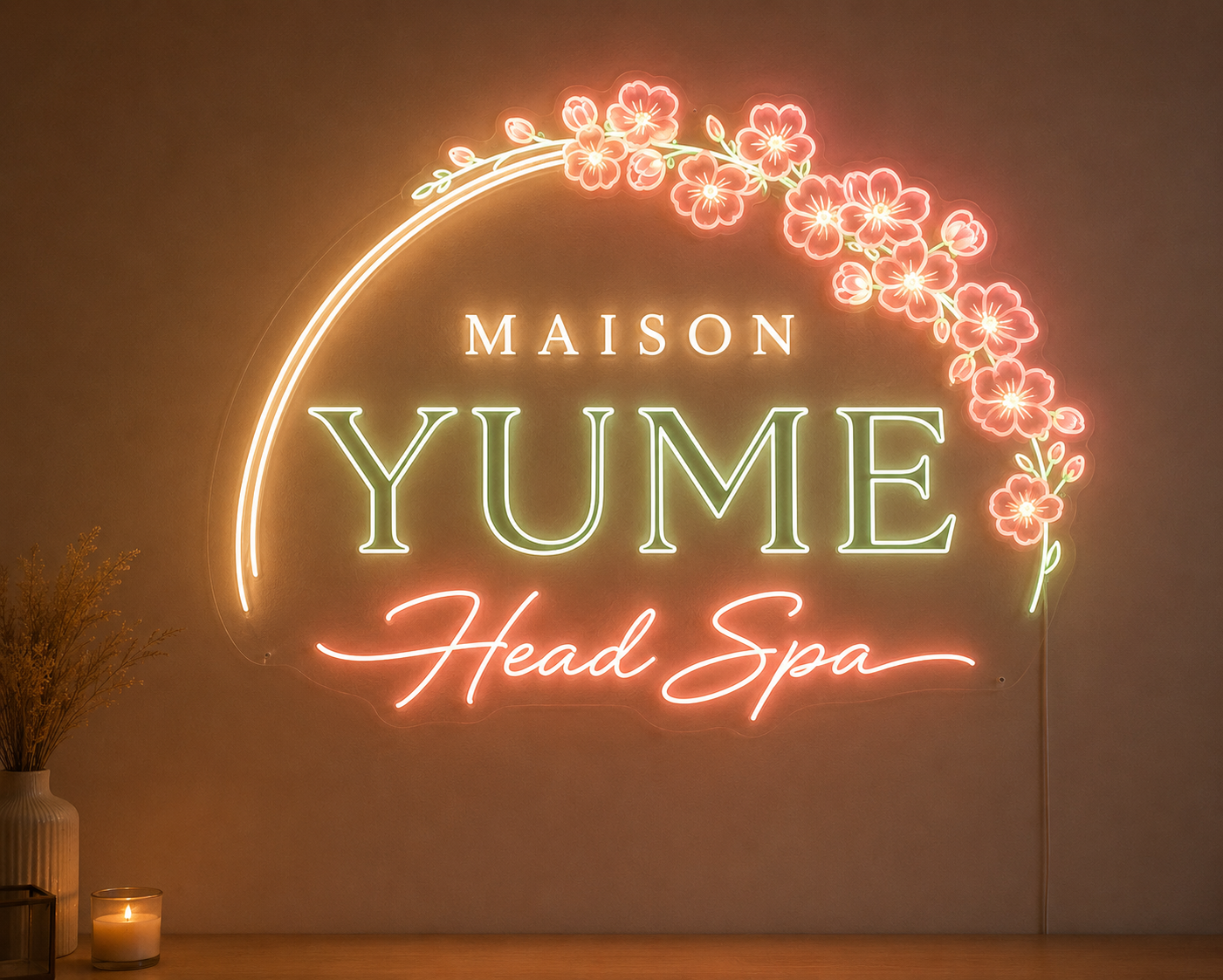 Néon Maison Yume Head Spa Viva Style