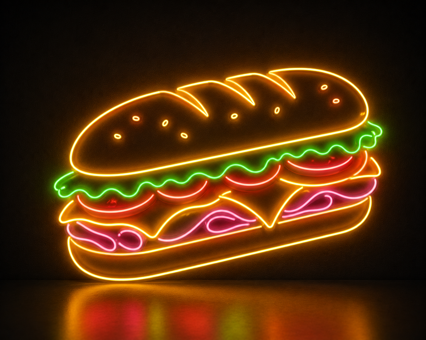 Néon sandwichs Viva Style