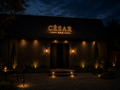 Enseigne rétro éclairer César BAR Viva Style