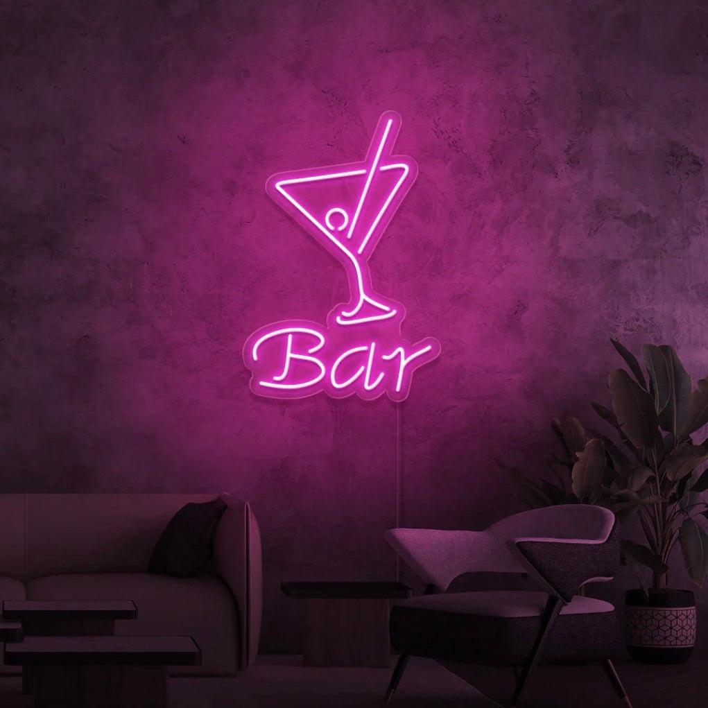 Enseigne néon Cocktail Bar