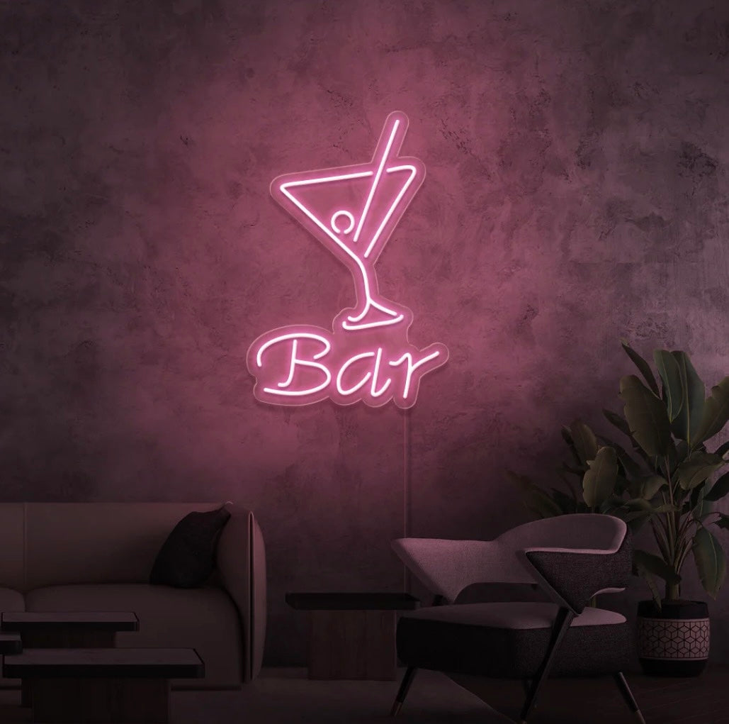 Enseigne néon Cocktail Bar