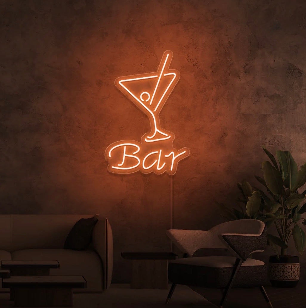 Enseigne néon Cocktail Bar