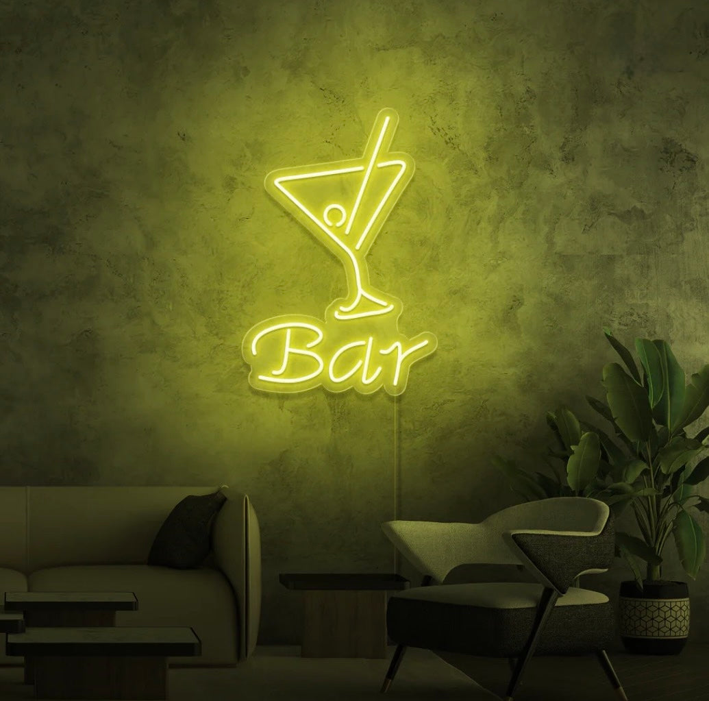 Enseigne néon Cocktail Bar