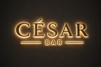 Enseigne rétro éclairer César BAR Viva Style