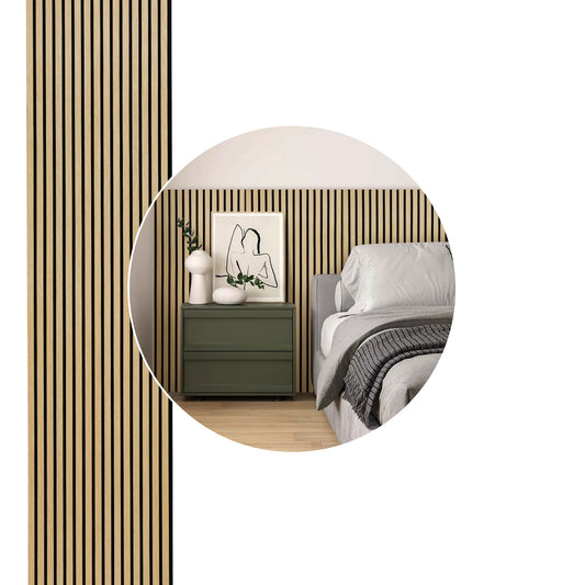 Panneau de bois acoustique