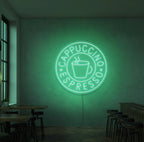 Enseigne néon Cappucino Espresso