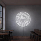 Enseigne néon Cappucino Espresso