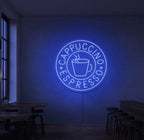 Enseigne néon Cappucino Espresso
